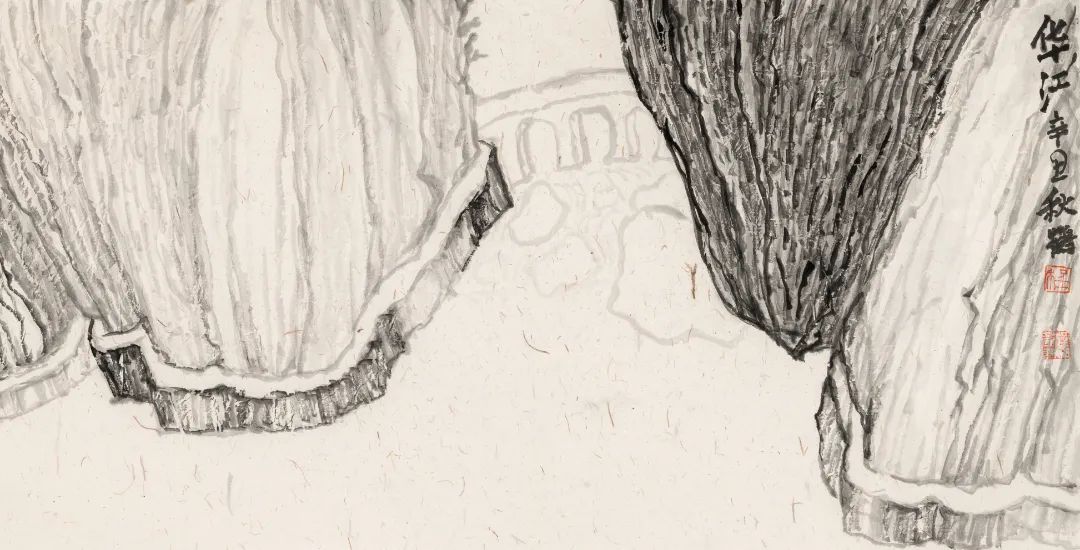 华江之一 纸本设色 2021 35x68cm.jpg